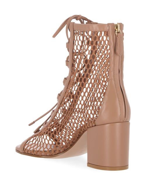 Dark blush  open-knit boot Gianvito Rossi | G5063870RICNGIPRLP